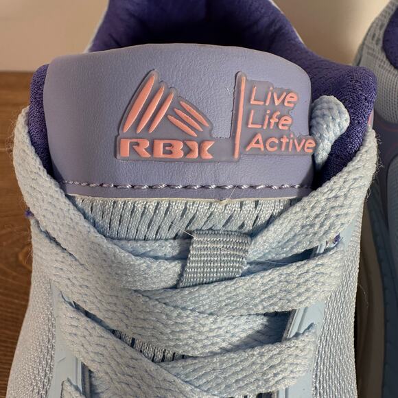 RBX Live Life Active Running Shoes Mesh Everyday Womens 8.5 Athleisure Pastel - Picture 6 of 10